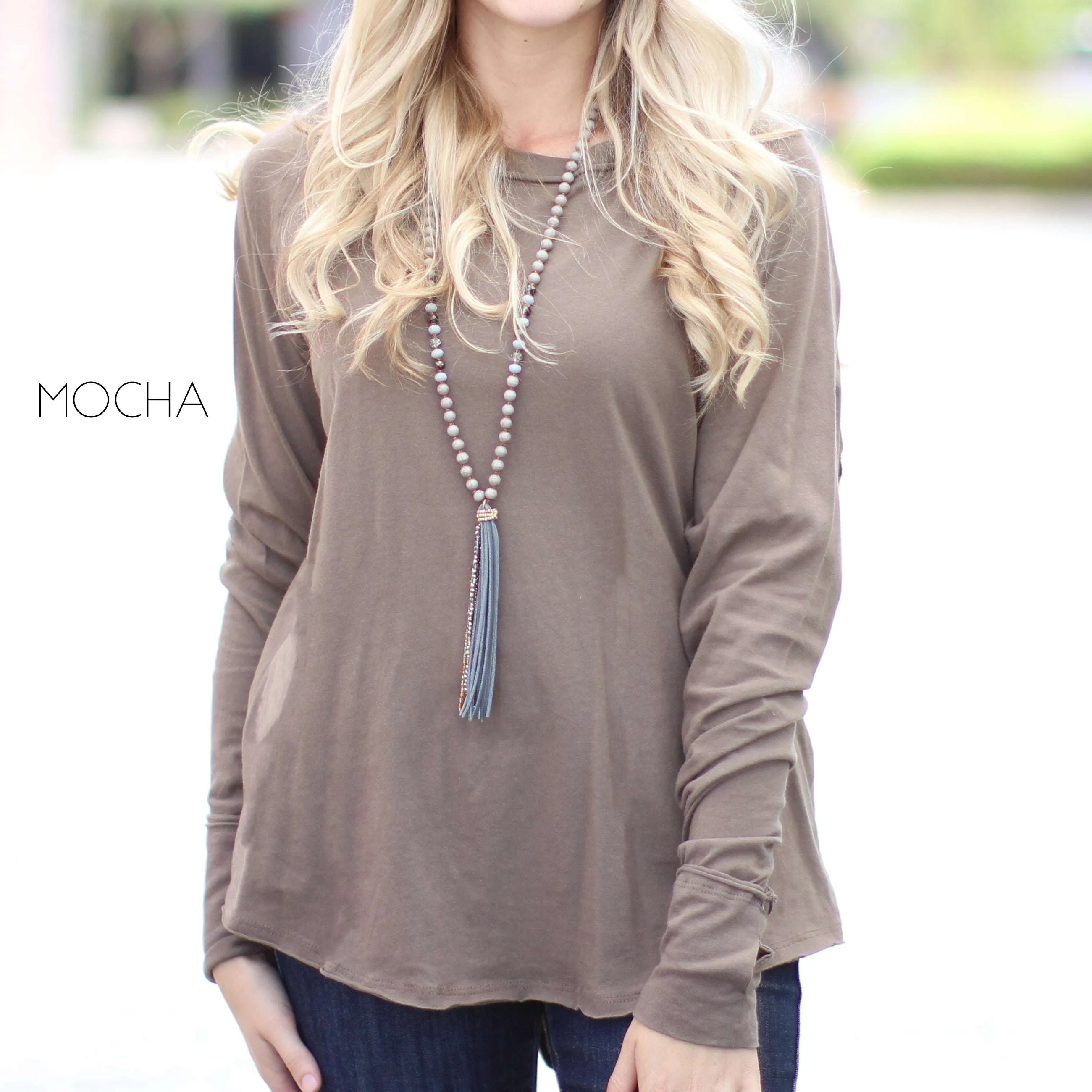 Thumbhole Flowy Tunic | S-XL