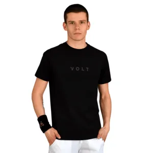 Volt V4 Performance Black Padel T-Shirt